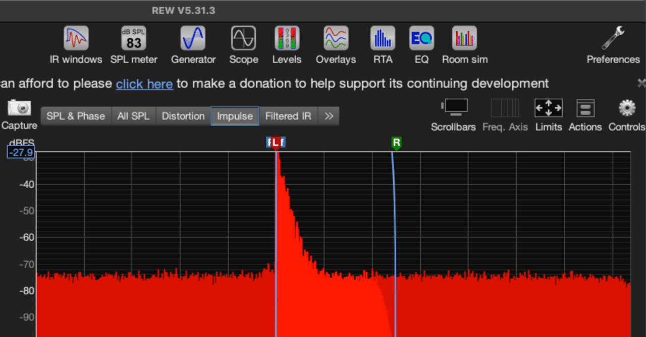 Generating Impulse Response Data Using REW